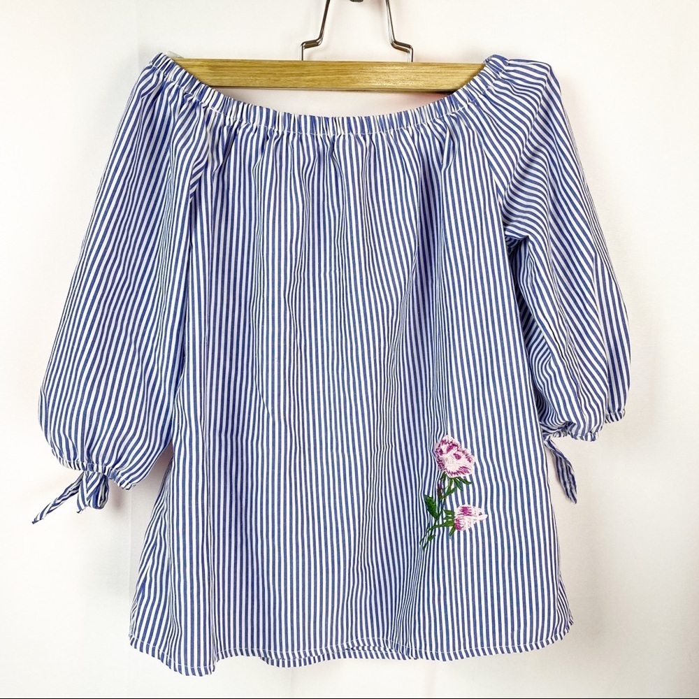 Speed Limit Girls Shirt Size 10/12 Striped
